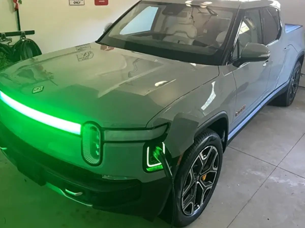 Rivian hardwired Level 2 EV charger installation in Southern NH