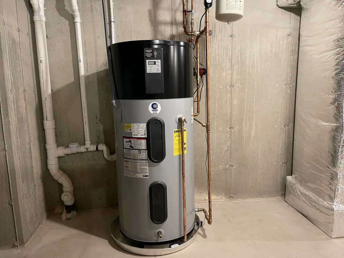 State heat pump water heater installation Southern NH